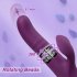 US EUPHER Thrusting Rabbit Vibrator with Rotating Beads Triple Action G Spot Vibrators 10 Vibration Waterproof Rechargeable Adult Sensory Toys for Women