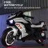 US Electric Motorcycle Toys 12v Battery 2 wheel Motorbike Kids Rechargeable Ride on Electric Motorcycles White