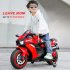 US Electric Motorcycle Toys 12v Battery 2 wheel Motorbike Kids Rechargeable Ride on Electric Motorcycles Red