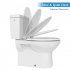 US Elongated Toilet Seat with Toddler Seat Built in