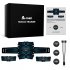 US Ems Waist  Fitness Abdominal Muscle Stickers Fitness Device Smart Charging Abdomen  Trainer as picture show