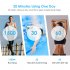US Ems Waist  Fitness Abdominal Muscle Stickers Fitness Device Smart Charging Abdomen  Trainer as picture show