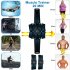 US Ems Waist  Fitness Abdominal Muscle Stickers Fitness Device Smart Charging Abdomen  Trainer as picture show