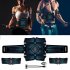 US Ems Waist  Fitness Abdominal Muscle Stickers Fitness Device Smart Charging Abdomen  Trainer as picture show