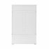 US Entryway Hall Tree With Storage Bench Coat Rack Hooks Shoe Cabinet With Rattan Door Shelves Hallway Furniture Gray