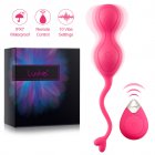 US Eupher Ly58a01 Liquid Double-Layer Silicone Charging Remote Control All-Inclusive Rubber Vibrating Eggs Pink
