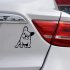 US Fashion French Bulldog Dog Car Sticker Car Decoration black