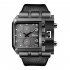 US Fashion Rectangle Watch Quartz Movement Casual Wristwatch  black