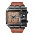 US Fashion Rectangle Watch Quartz Movement Casual Wristwatch  black