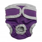 US Female Breathable Physiological Pants for Small Meidium Pets Dogs purple M