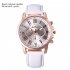 US Female Leather Belt Casual Fashion Watches Three Six Pin Quartz Watches 10 Pcs  Mixed Color 