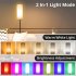 US Floor Lamp for Living Room RGB Corner Industrial Floor Lamp Reading Office with Remote   WiFi APP Control