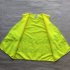 US Fluorescent Green Reflective Vest Sleeveless Tops Traffic Running Safety Reflector with Reflective Stripe Fluorescent green