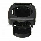 US Foldable Car Cup Holder Portable ABS Beverage Holder Cup Bracket black