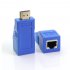 US For HDMI Extender 4k RJ45 Ports LAN Network Extension Up To 30m Over CAT5e   6 UTP LAN Ethernet Cable for HDTV HDPC blue