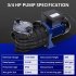 US GARVEE 0 75HP 550W Pool Pump In Above Ground Single Speed Powerful Primming Swimming Pool Pumps