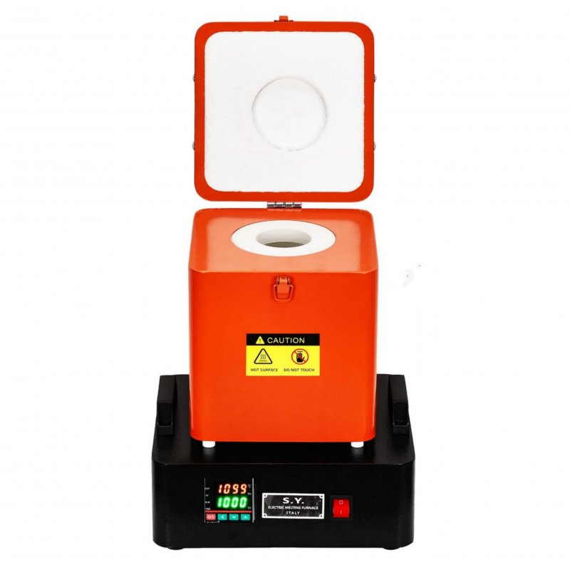 US GARVEE 1+3kg 110V Gold Melting Furnace Set Upgraded 2100 °F Digital Melting Furnace