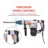 US GARVEE 1 9 16 Inch SDS Max Heavy Duty Rotary Hammer Drill  Vibration Control  Safety Clutch  13 Amp  3 Modes