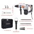 US GARVEE 1 9 16 Inch SDS Max Heavy Duty Rotary Hammer Drill  Vibration Control  Safety Clutch  13 Amp  3 Modes