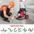 US GARVEE 100 Ft X 3 8 Inch Drain Cleaner Machine Professional Electric Drain Auger for 1 to 4 Inch Pipes