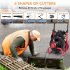 US GARVEE 100Ft x 3 8 Inch Drain Cleaner Machine Auto feed Electric Drain Auger