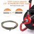 US GARVEE 100Ft x 3 8 Inch Drain Cleaner Machine Auto feed Electric Drain Auger