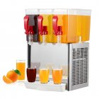 US GARVEE 10x3L Commercial Beverage Dispenser 320W Stainless Steel Food Grade Ice Tea Drink Dispenser
