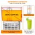 US GARVEE 10x3L Commercial Beverage Dispenser 320W Stainless Steel Food Grade Ice Tea Drink Dispenser