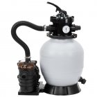 US GARVEE 12 Inch Sand Filter Pump, 2641GPH 1/2HP Pool Sand Filter for Above Ground and Inground Pool Up to 7500 Gallons,with 6-Way Multi-Port Valve & Strainer Basket Easy Installation