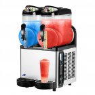 US GARVEE 12Lx2 Commercial Slushy Machine Margarita Machine 500W Frozen Drink Machine Food-Grade