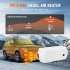 US GARVEE 12V 8KW Diesel Air Heater Remote Control and LCD Display Diesel Heater with Muffler 9L