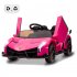 US GARVEE 12V Kids Ride On Car  Licensed Lamborghini Venono Electric Car w Parent Remote Control  Scissor Door  3 Speeds  LED Headlights  Rocking   Music  Batte