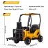 US GARVEE 12V Ride on Forklift Car with Tent Electric Kis Ride On Construction Car with Remote Control