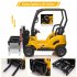 US GARVEE 12V Ride on Forklift Car with Tent Electric Kis Ride On Construction Car with Remote Control