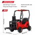 US GARVEE 12V Ride on Forklift Car with Tent Electric Kis Ride On Construction Car with Remote Control