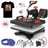 US GARVEE 12X15 inch Heat Press Machine 6 in 1 Heat Press 800W Sublimation Machine Swing Away Heat Press