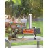 US GARVEE 12inch Outdoor Pizza Oven Stainless Steel with Foldable Legs Black
