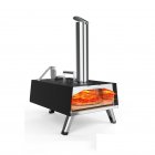 US GARVEE 12inch Outdoor Pizza Oven Stainless Steel with Foldable Legs Black