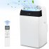 US GARVEE 14 000 BTU Portable AC  550 750 Sq Ft  3 in 1  LED  Quiet Home Office