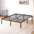 US GARVEE 14 Inch Queen Bed Frame with Storage Metal Platform Queen Bed Frame No Box Spring Needed Steel Slat Support Easy Assembly