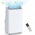 US GARVEE 14000 BTU Portable AC  Energy Save  550 750 sqft  3 in 1  LED