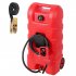 US GARVEE 15 Gal Portable Fuel Caddy with LE Pump for Cars  Mowers  ATVs