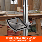 US GARVEE 15 Inch 120V Copper Motor Drill Press, 3084 RPM, Tilting Table