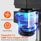 US GARVEE 15 Inch Benchtop Drill Press, 7.5 Amp 120V Pure Copper Motor