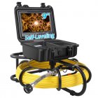 US GARVEE 165ft Snake Camera Sewer Camera 9 Inch HD LCD DVR and Adjustable LEDs for Sewer and Drainage Pipe