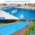 US GARVEE 16ft x 32ft Solar Cover Heat Retaining Blanket for Rectangular Swimming Pools 200um