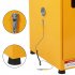 US GARVEE 17x17x22 Inches Galvanized Steel Safety Cabinet Flammable Liquids Storage Cabinet Yellow