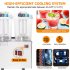 US GARVEE 18x2L Commercial Beverage Dispenser 280W Stainless Steel Food Grade Ice Tea Drink Dispenser