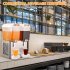 US GARVEE 18x2L Commercial Beverage Dispenser 280W Stainless Steel Food Grade Ice Tea Drink Dispenser
