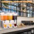 US GARVEE 18x3L Commercial Beverage Dispenser 380W Stainless Steel Food Grade Ice Tea Drink Dispenser